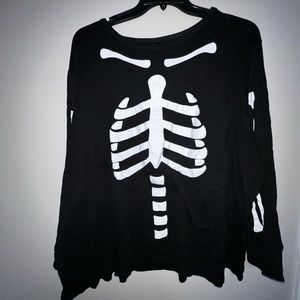Hyde and Eek skeleton top